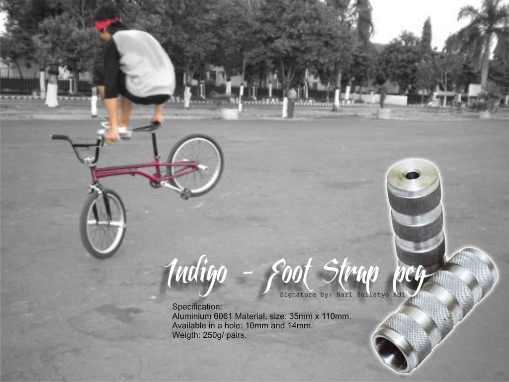 Indigo Foot Strap Peg